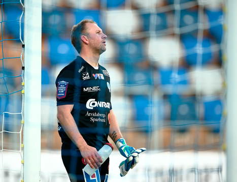 Åtvidabergs målvakt Henrik Gustavsson