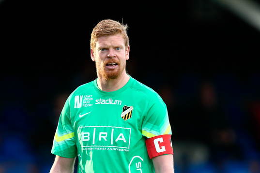 Häckens Målvakt Christoffer Källqvist