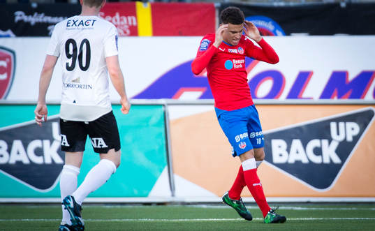 Helsingborgs Jordan Larsson deppar