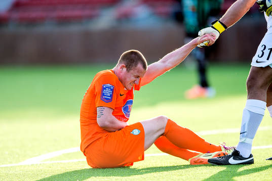 Athletics Danijel Moraiju skadar axeln