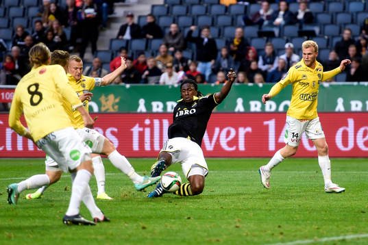 s Dickson Etuhu gör 1-0