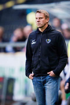 Falkenbergs tränare Hans Eklund