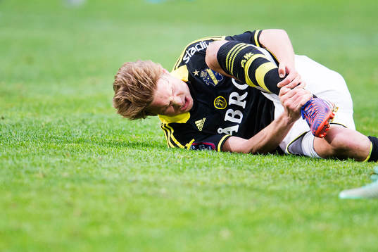 s Johan Blomberg har ont