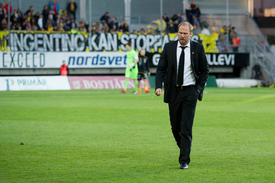 Elfsborgs manager Magnus Haglund deppar