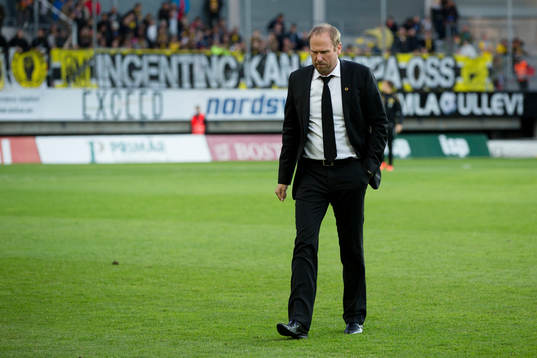 Elfsborgs manager Magnus Haglund deppar