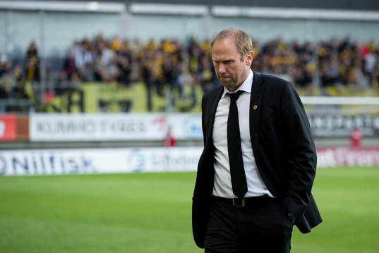 Elfsborgs manager Magnus Haglund deppar