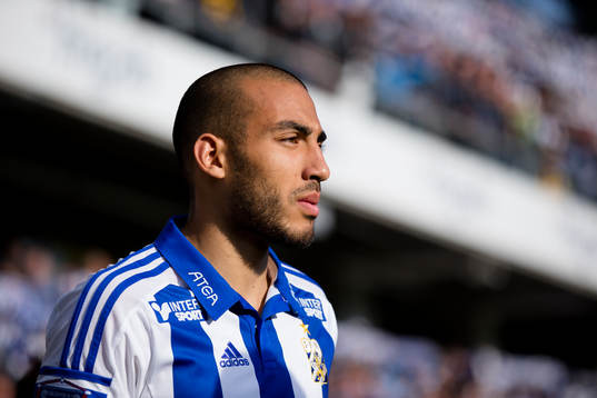 IFK Göteborgs Haitam Aleesami på väg in till
