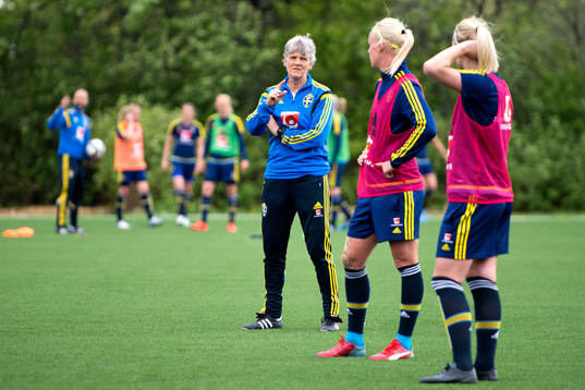 Sveriges förbundskapten Pia Sundhage