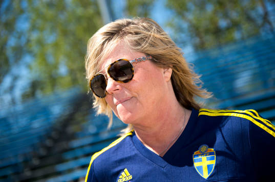 Sveriges landslagschef Marika Domanski Lyfors blir