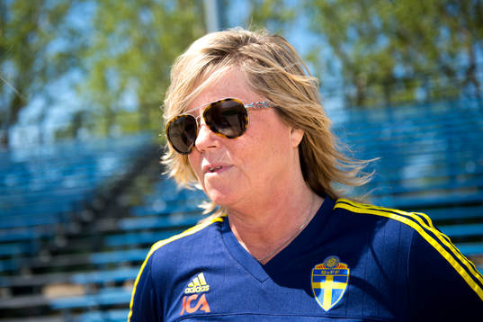 Sveriges landslagschef Marika Domanski Lyfors blir