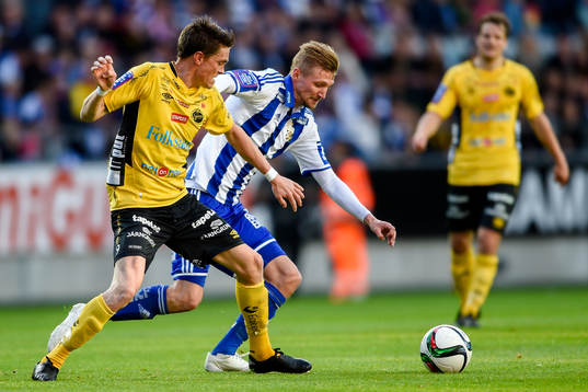 Elfsborgs Lasse Nilsson och IFK Göteborgs Sebastian