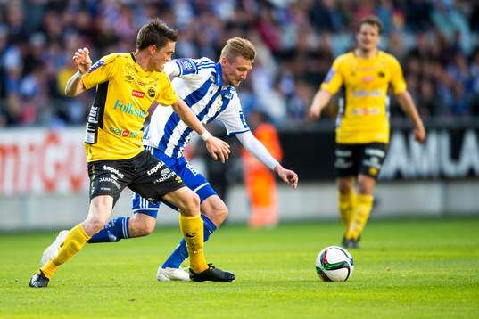 Elfsborgs Lasse Nilsson och IFK Göteborgs Sebastian