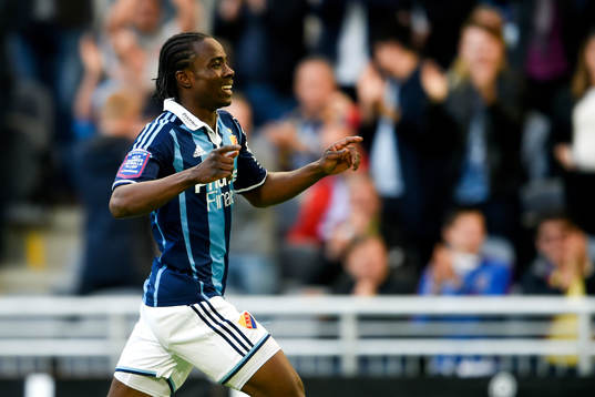 Djurgårdens Sam Johnson jublar