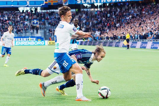 Norrköpings Linus Wahlqvist och Djurgårdens Daniel