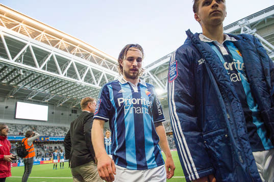 Djurgårdens Kevin Walker deppar