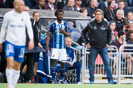 Djurgårdens tränare Per Olsson byter in Amadou Jawo