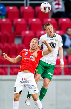 Kalmars Jonathan Ring och Hammarbys Mats Solheim