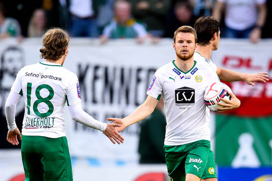 Hammarbys Måns Söderqvist jublar