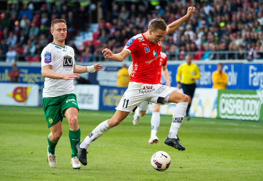 Hammarbys Mats Solheim och Kalmars Jonathan Ring