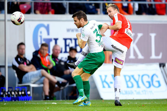 Kalmars Jonathan Ring och Hammarbys Måns Söderqvist