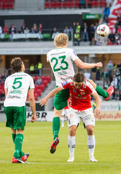 Hammarbys Philip Haglund och Lars Saetra samt Kalmars