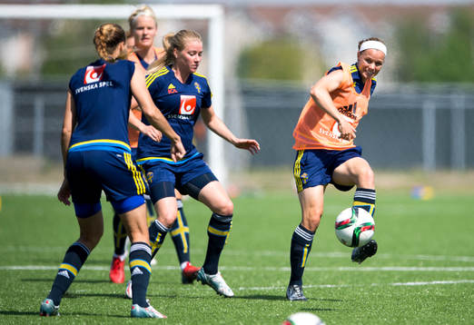 Sveriges Jenny Hjohlman och Sara Thunebro