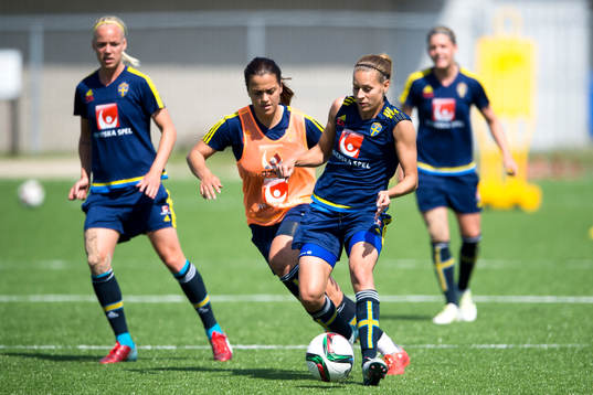 Sveriges Maria Banusic och Charlotte Rohlin