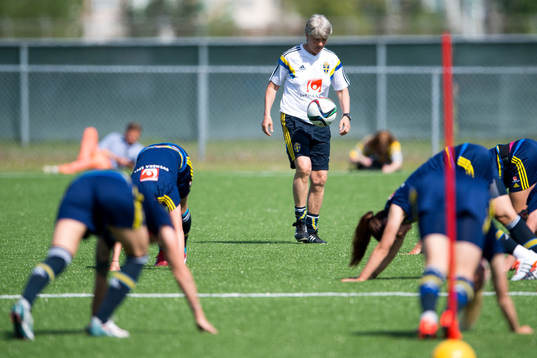 Sveriges förbundskapten Pia Sundhage