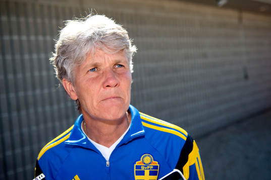 Sveriges förbundskapten Pia Sundhage
