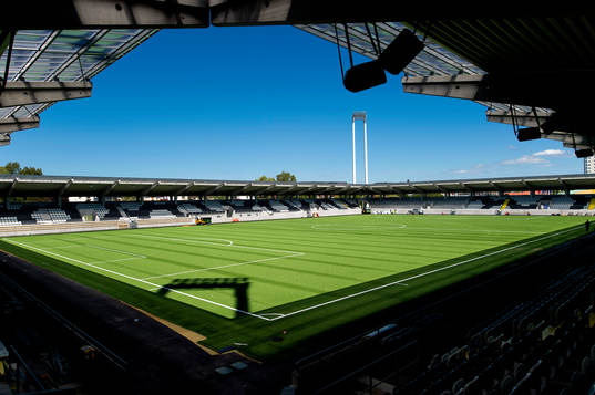 Häckens nya hemmaarena Bravida Arena fotograferad
