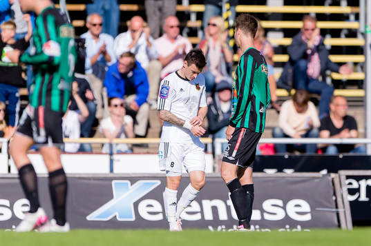 Östersunds Jamie Hopcutt deppar