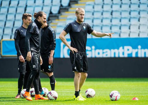 Markus Rosenberg, Erik Johansson och Filip Helander