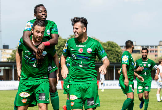 Prespa Birliks Kristian Legiec, David Abaya och Adnan