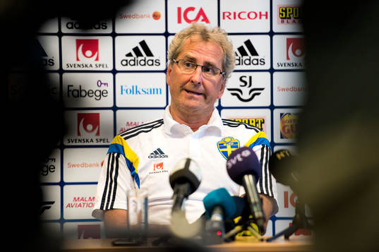 Sveriges förbundskapten Erik Hamrén