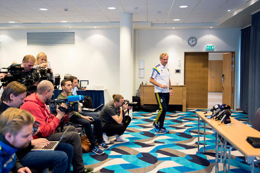 Sveriges förbundskapten Erik Hamrén