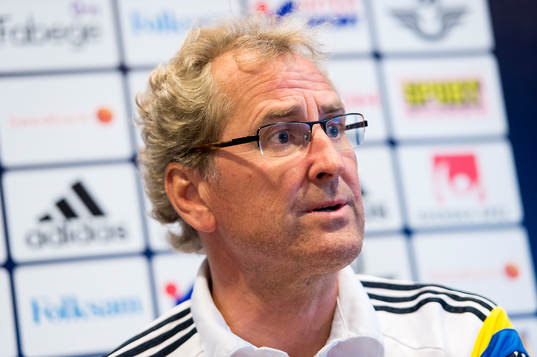 Sveriges förbundskapten Erik Hamrén