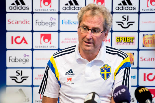 Sveriges förbundskapten Erik Hamrén