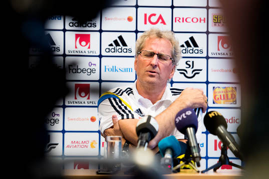 Sveriges förbundskapten Erik Hamrén