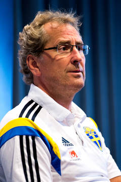 Sveriges förbundskapten Erik Hamrén