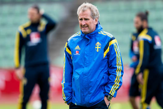 Sveriges förbundskapten Erik Hamrén