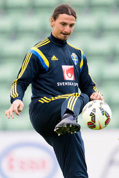 Sveriges Zlatan Ibrahimovic