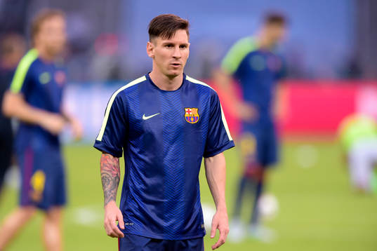 Barcelonas Lionel Messi