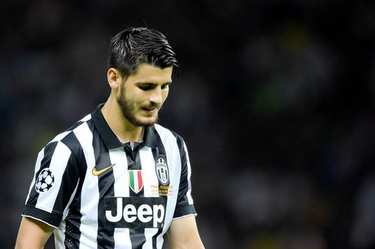 Juventus Alvaro Morata deppar