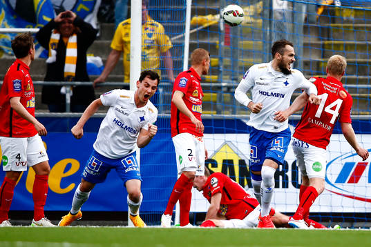 Norrköpings Nikola Tkalcic jublar
