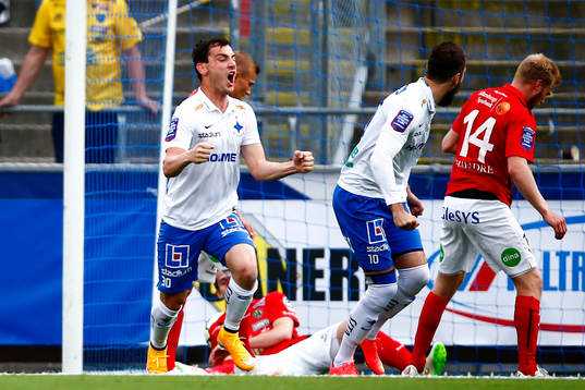 Norrköpings Nikola Tkalcic jublar