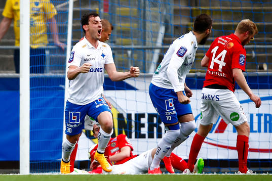 Norrköpings Nikola Tkalcic jublar