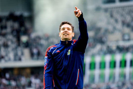 IFK Göteborgs Heath Pearce jublar