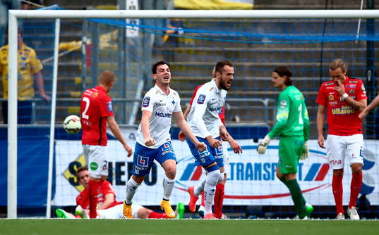 Norrköpings Nikola Tkalcic jublar