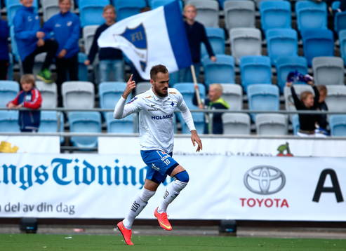 Norrköpings Emir Kujovic jublar