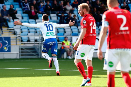 Norrköpings Emir Kujovic jublar